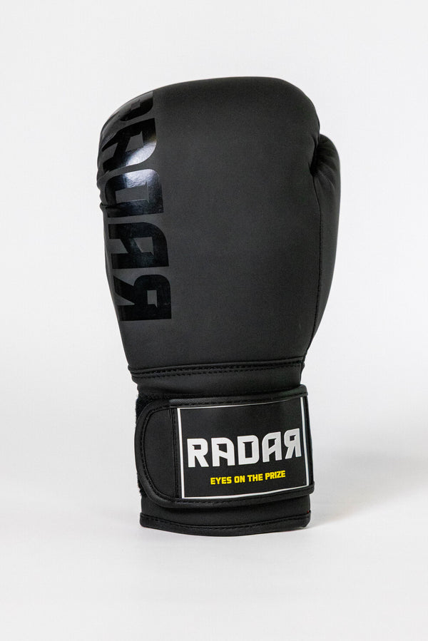 Radar Kids Bokshandschoenen - Mat Zwart