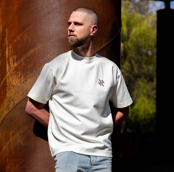 Radar Go Getter Oversized T-shirt Creme