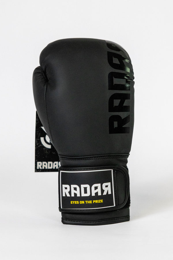 Radar Kids Bokshandschoenen - Mat Zwart