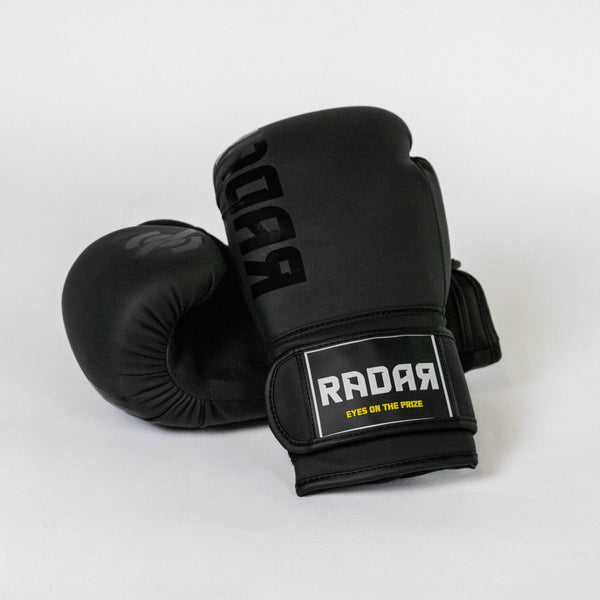 Radar Kids Bokshandschoenen - Mat Zwart