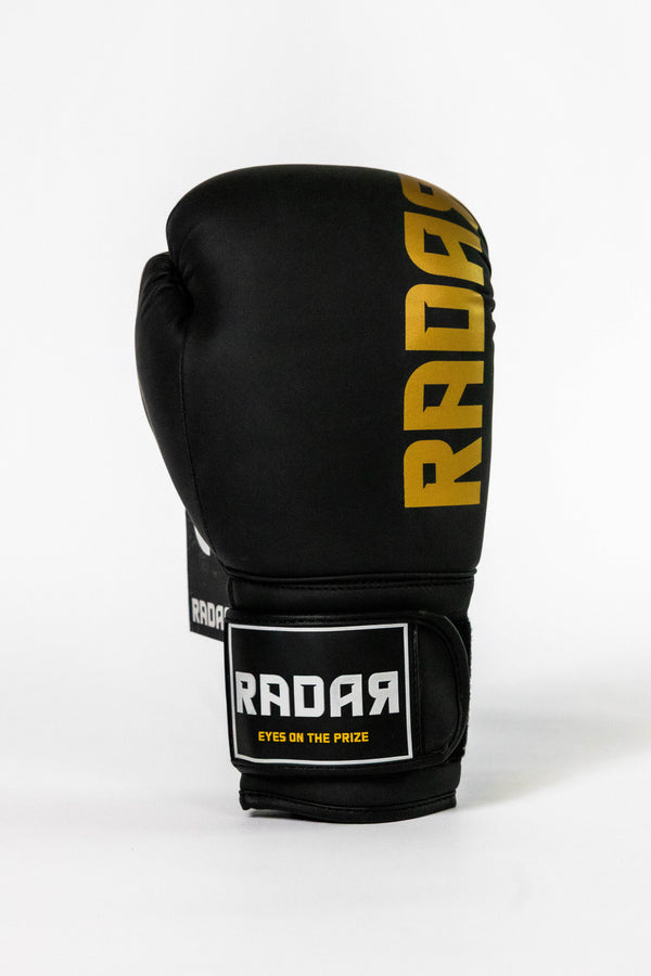 Radar Kids Bokshandschoenen
- Zwart Goud