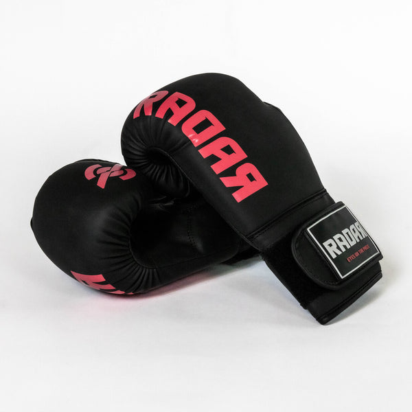 Radar Kids Bokshandschoenen- Zwart Rose