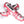 RADAR Scheenbeschermers – Roze/Wit