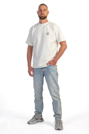 Radar Go Getter Oversized T-shirt Creme - Radar Gear – Premium sportkleding & accessoires voor topprestaties